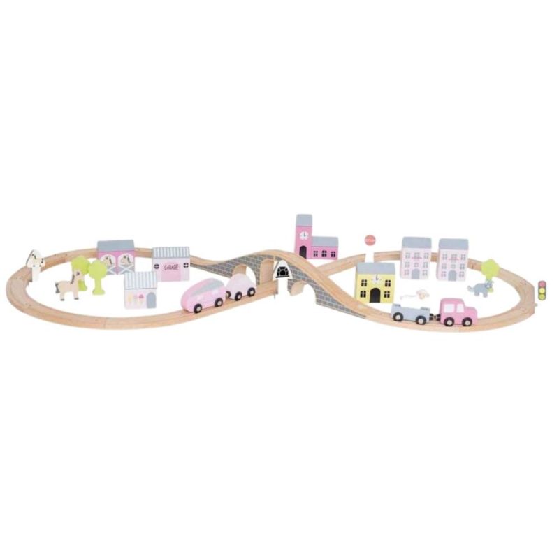 Coffret circuit voiture rose Jabadabado