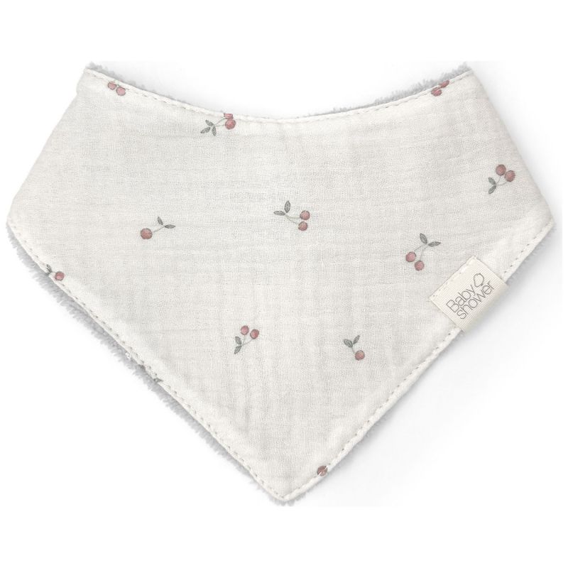Bavoir bandana Cherries Babyshower Produit 1