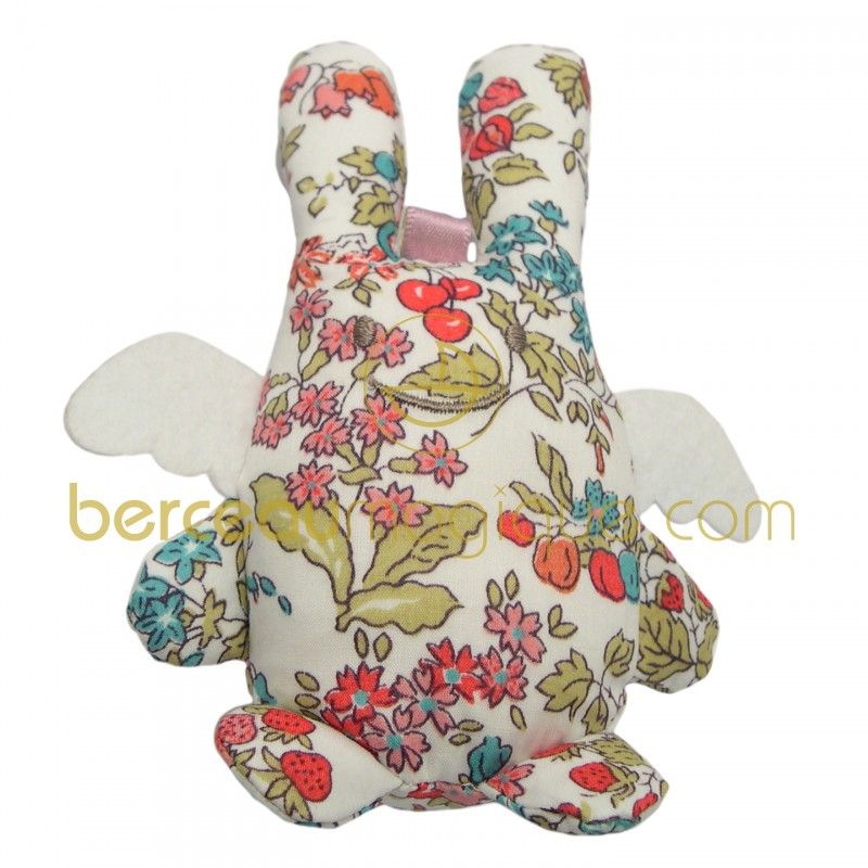 Petit doudou Ange lapin Liberty 76 (12 cm) Trousselier