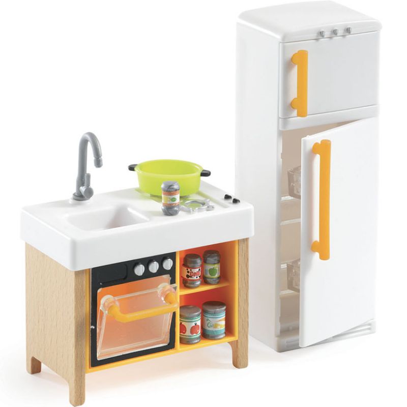 Cuisine pour maison de poupée Djeco