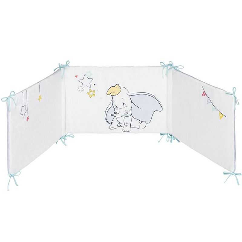 Tour de lit Dumbo bleu (pour lits 60 x 120 et 70 x 140 cm) Babycalin