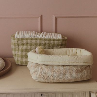 Panier matelassé enfant Rose (30 x 20 cm)