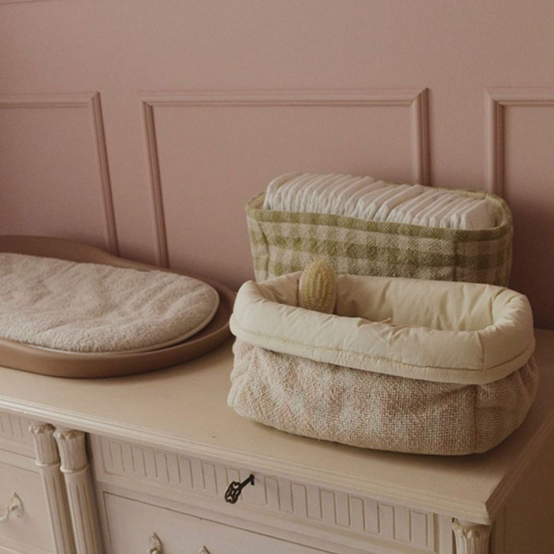 Panier matelassé enfant Rose (30 x 20 cm) Lorena Canals Ambiance 7