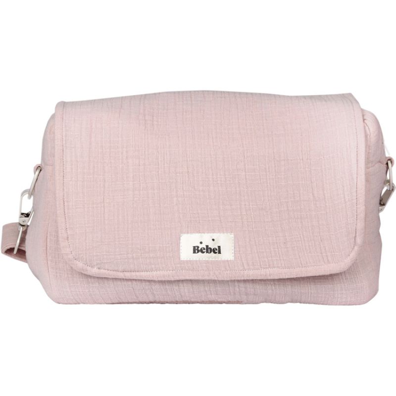 Mini sac à langer rose poudré Comme un bonbon BEBEL