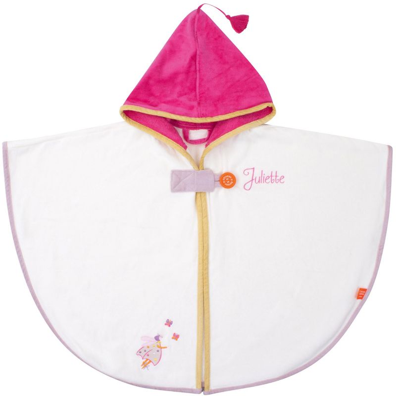 Cape de bain coccinelle écru personnalisable (0-5 ans) L'oiseau bateau
