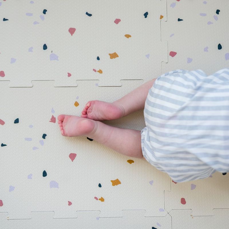 Tapis puzzle Terrazzo Crème (171 x 123 cm) 3 sprouts Ambiance 7