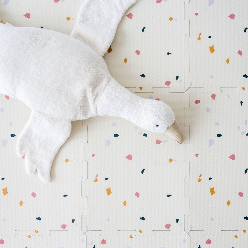 Tapis puzzle Terrazzo Crème (171 x 123 cm) 3 sprouts Ambiance 8