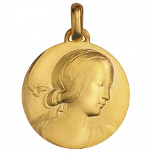 Médaille Vierge de Milan 23 mm (or jaune 750°)  par Monnaie de Paris