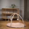 Tapis d'éveil Fjord avec arche Beige Filibabba Ambiance 3