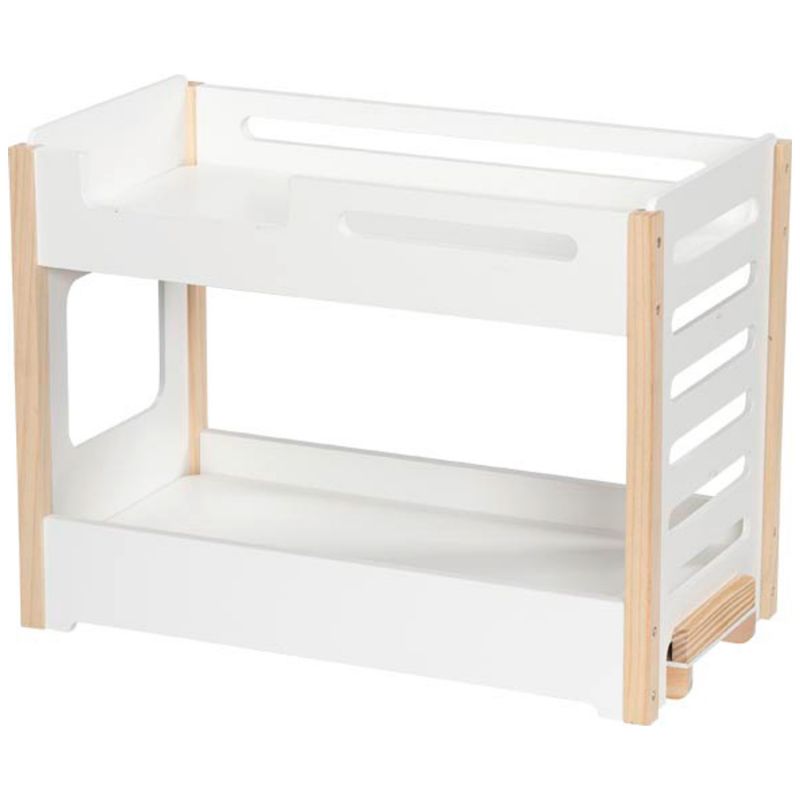 Lit de poupée superposé en bois avec toboggan Goki Produit 5