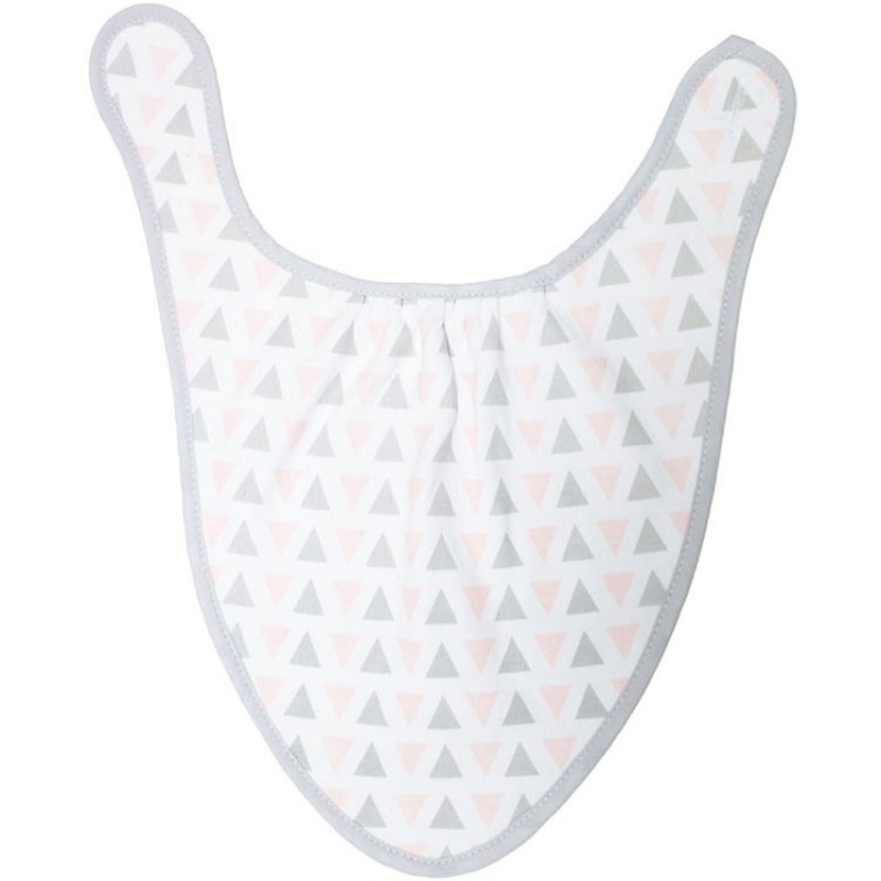 Bavoir bandana Triangle rose Babycalin