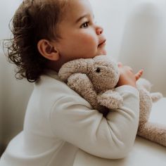 Peluche bruit blanc George l'éléphant beige