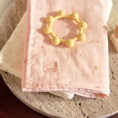 Lot de 2 maxi-langes en gaze de coton Pretty Picnic (115 x 115 cm)