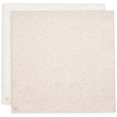 Lot de 2 maxi-langes en gaze de coton Pretty Picnic (115 x 115 cm) Jollein