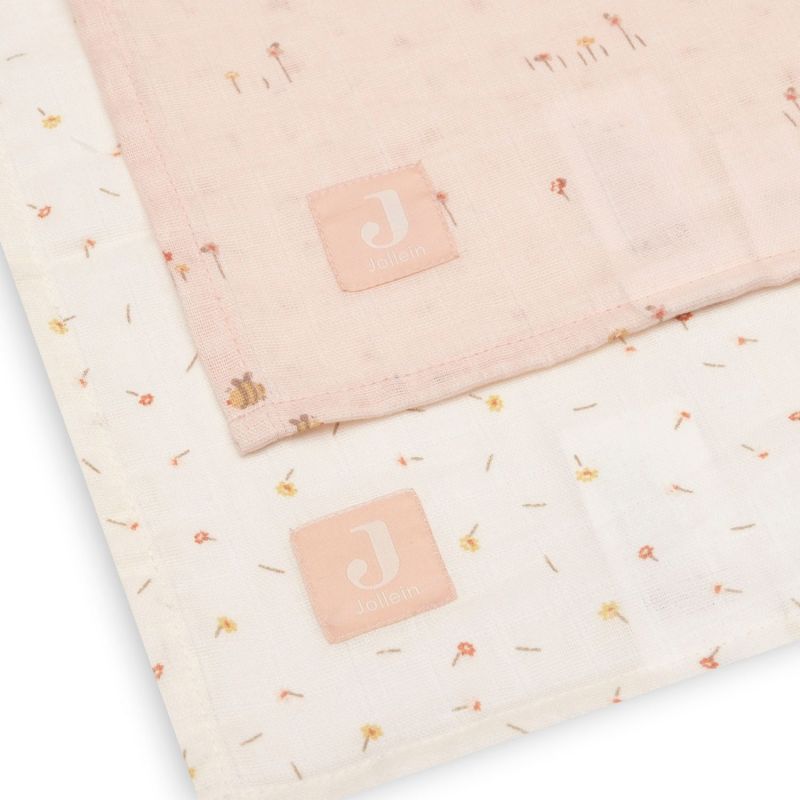 Lot de 2 maxi-langes en gaze de coton Pretty Picnic (115 x 115 cm) Jollein Produit 5