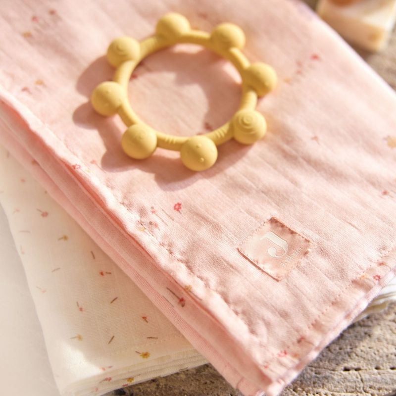 Lot de 2 maxi-langes en gaze de coton Pretty Picnic (115 x 115 cm) Jollein Ambiance 6