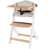 Chaise haute évolutive Enock avec coussin Natural-White Kinderkraft Produit 1