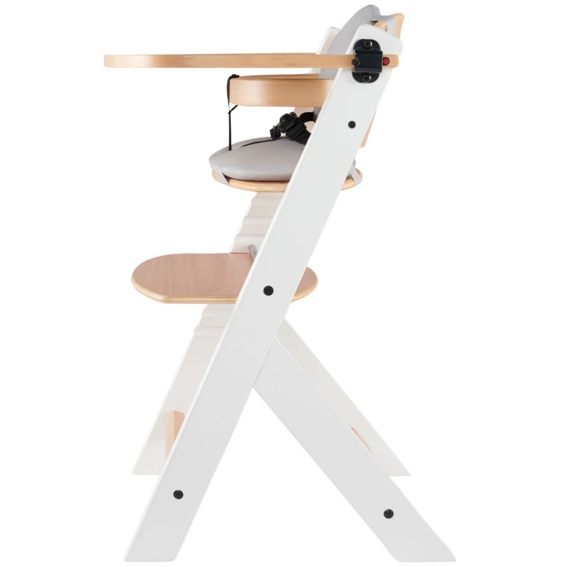 Chaise haute évolutive Enock avec coussin Natural-White Kinderkraft Produit 3