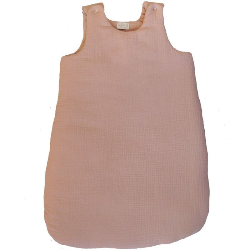 Gigoteuse chaude en mousseline de coton vieux rose TOG 2 (70 cm) Luciole et Cie