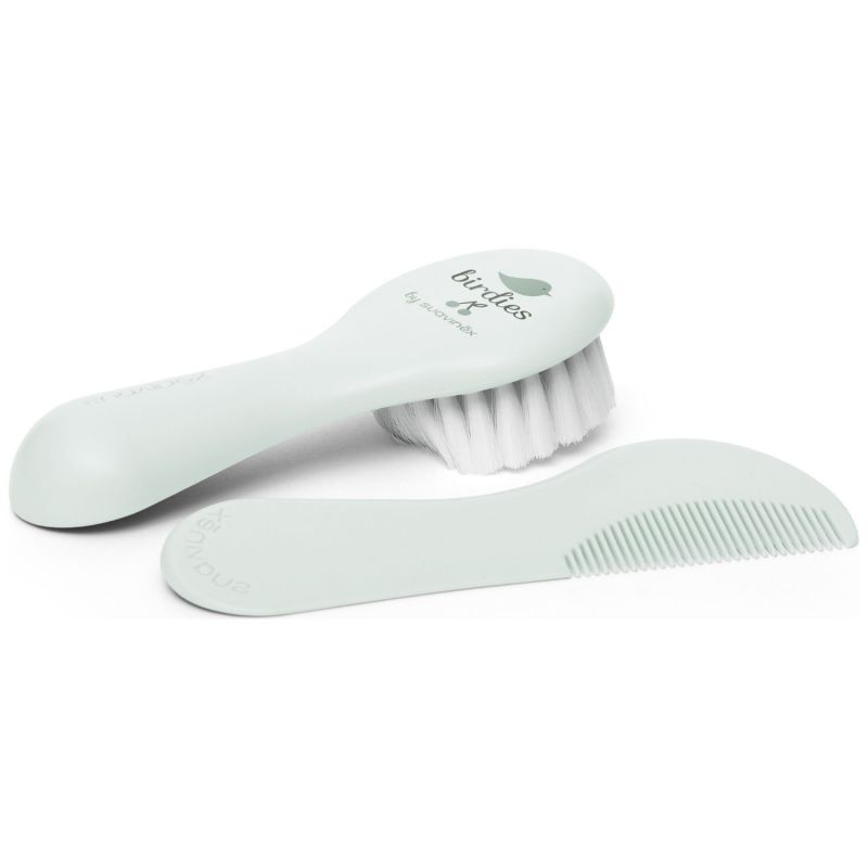 Brosse et peigne Birdies Vert Suavinex Produit 1