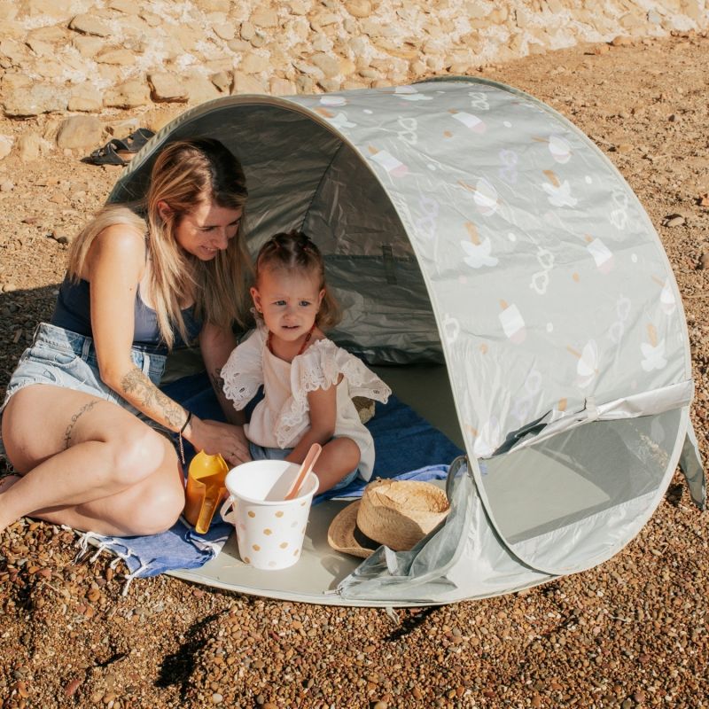 Tente Anti-UV Bébé Upf50+ Breezy Lichen Béaba Ambiance 1