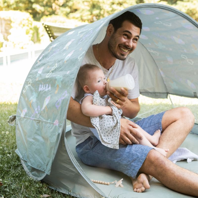 Tente Anti-UV Bébé Upf50+ Breezy Lichen Béaba Ambiance 4