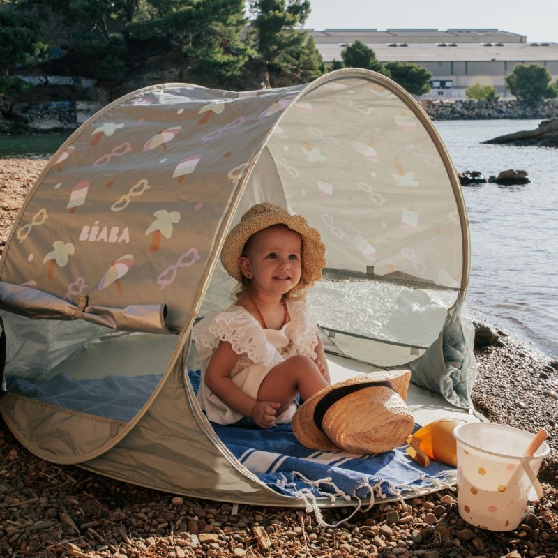 Tente Anti-UV Bébé Upf50+ Breezy Lichen Béaba Ambiance 5