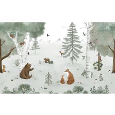 Fresque murale Mountain Life (400 x 248 cm) - Lilipinso