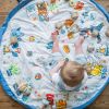 Tapis de jeu 2 en 1 Noomad Organic Soft Puce et Pilou Moulin Roty Play&Go Ambiance 5