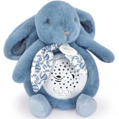 Veilleuse musicale projections d'étoiles bleu (24 cm) - Doudou et Compagnie