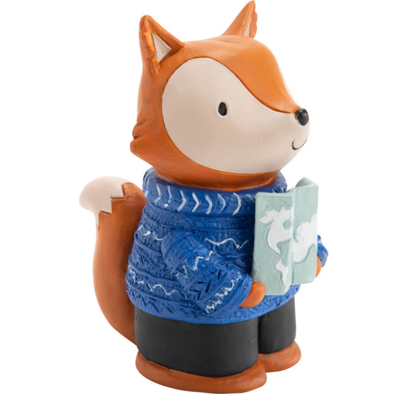 Tirelire Gaspard petit renard (12 cm) Amadeus Les Petits