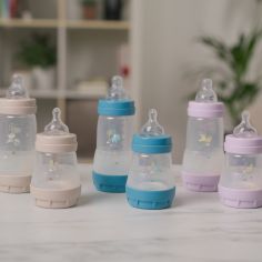 Biberon Easy Start nouveau-né - 130ml - Sable - Tétine débit 0