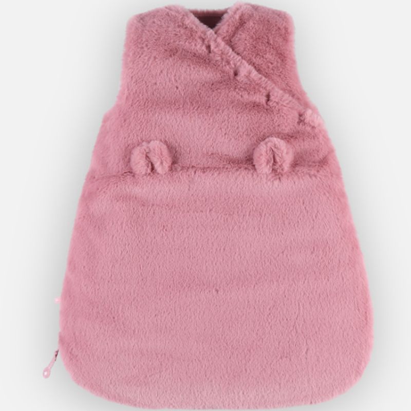 Gigoteuse chaude en fausse fourrure rose Mix & Match TOG 2-3,5 (50 cm) Noukie's