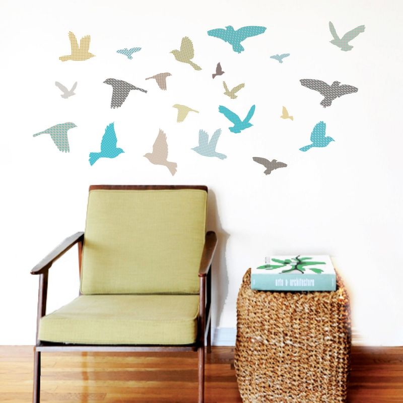 Stickers Oiseaux bleu AFKliving