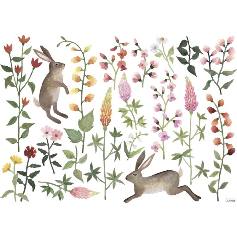 Planche de stickers L lapin Queyran Lilipinso