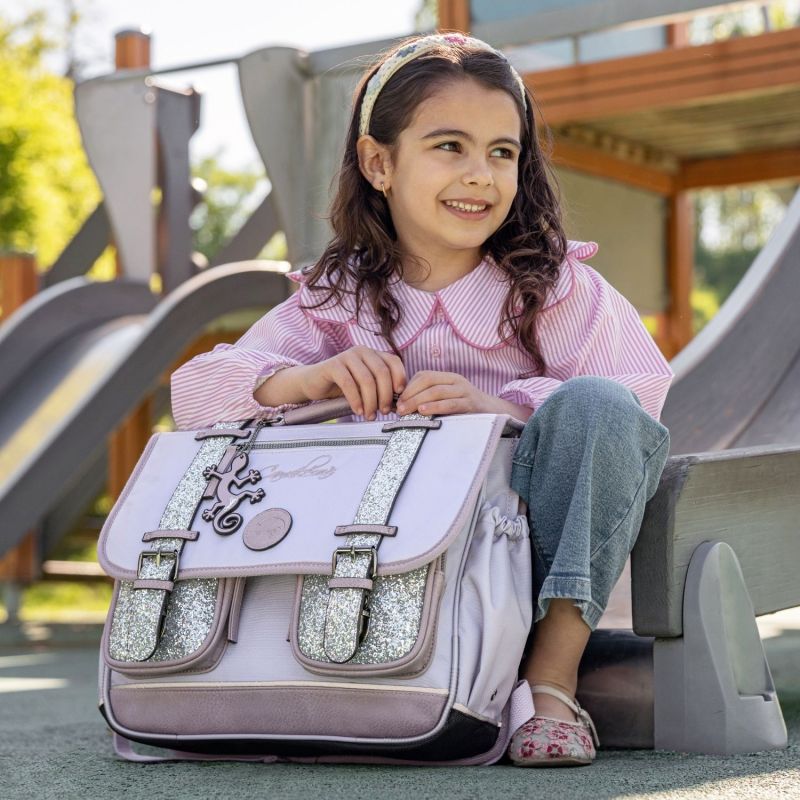 Cartable A4 primaire Glossy Lila (38 cm) Caméléon Ambiance 9