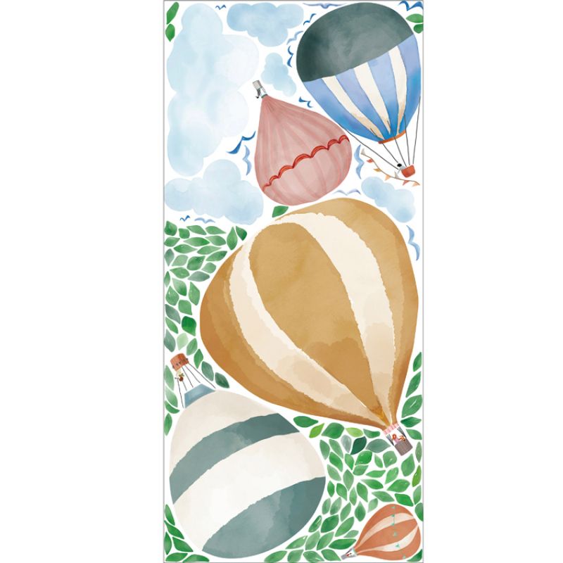 Stickers géants Montgolfière aquarelle Mimi'lou Produit 4