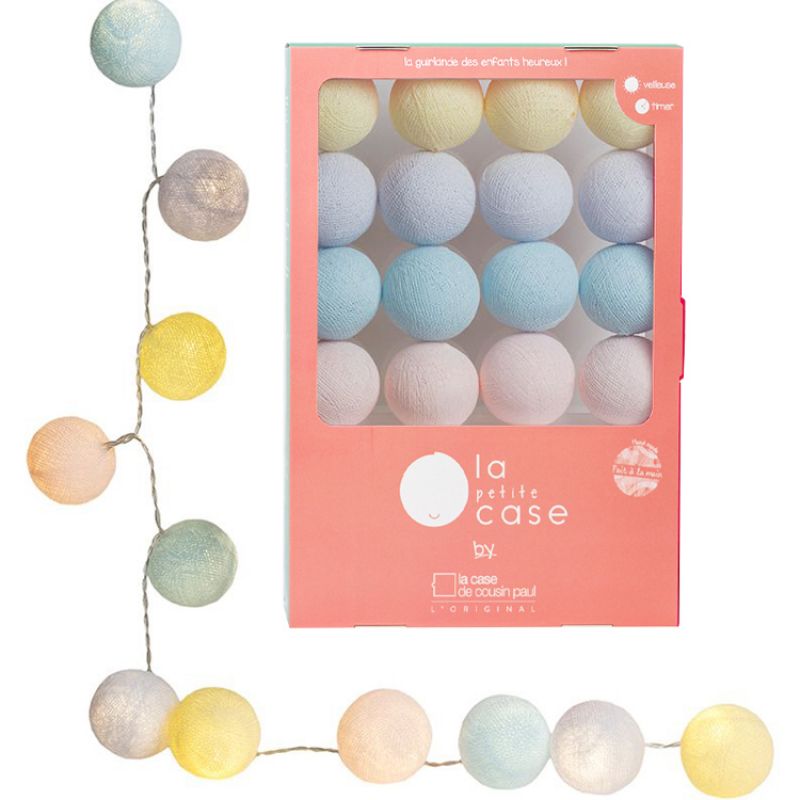 Coffret guirlande lumineuse fonction veilleuse La petite case Céleste La case de cousin paul