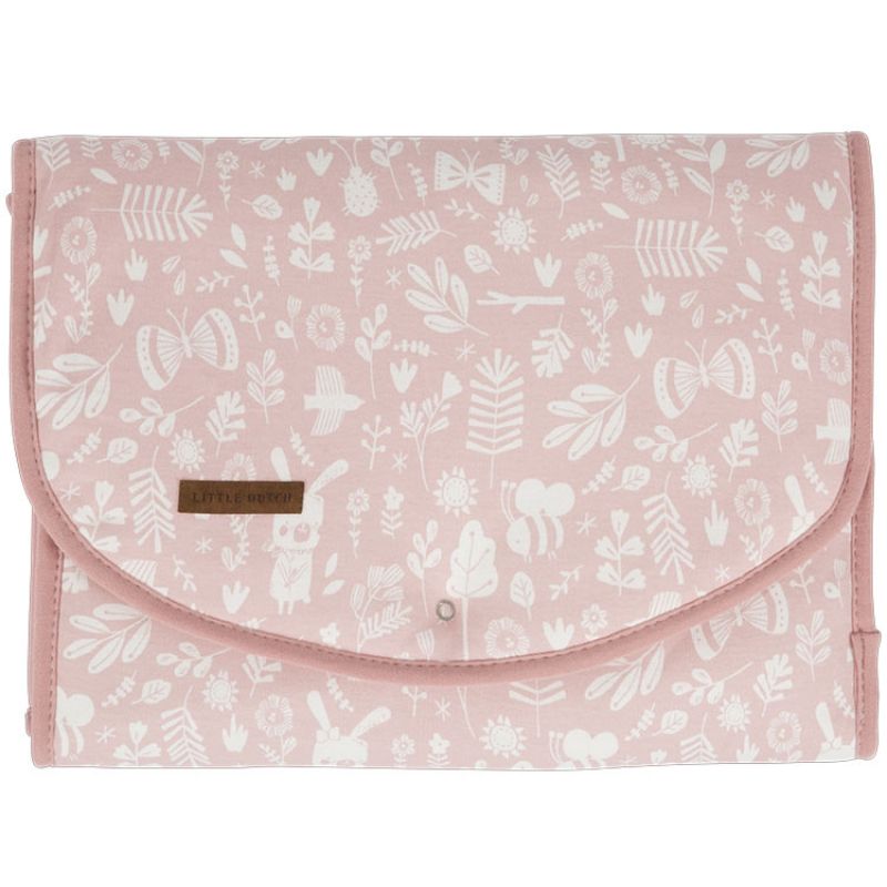 Tapis à langer Adventure pink (70 x 36 cm) Little Dutch