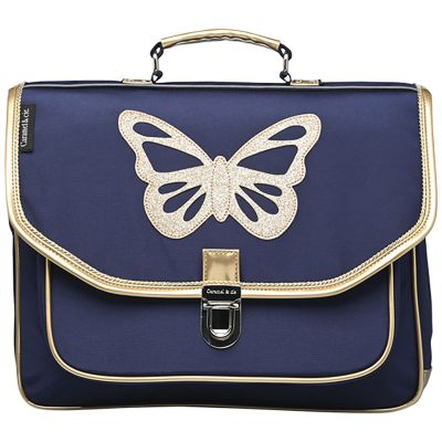 Cartable A4 primaire Blue Butterfly Caramel & Cie