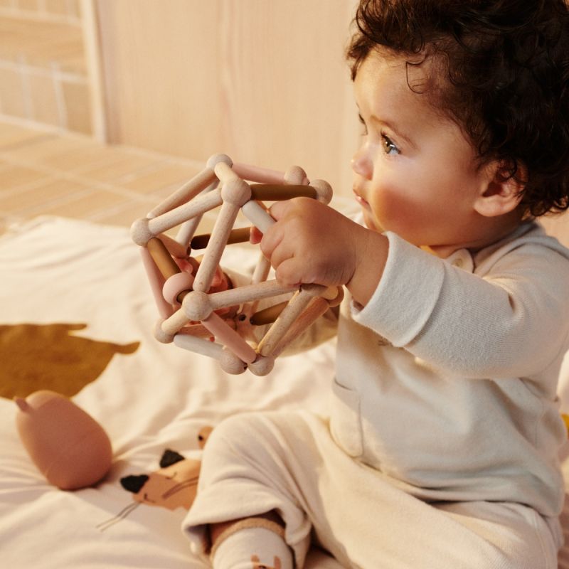 Balle de préhension 2 en 1 Annemette Mustard Multi Mix - Reconditionné Liewood Produit 3