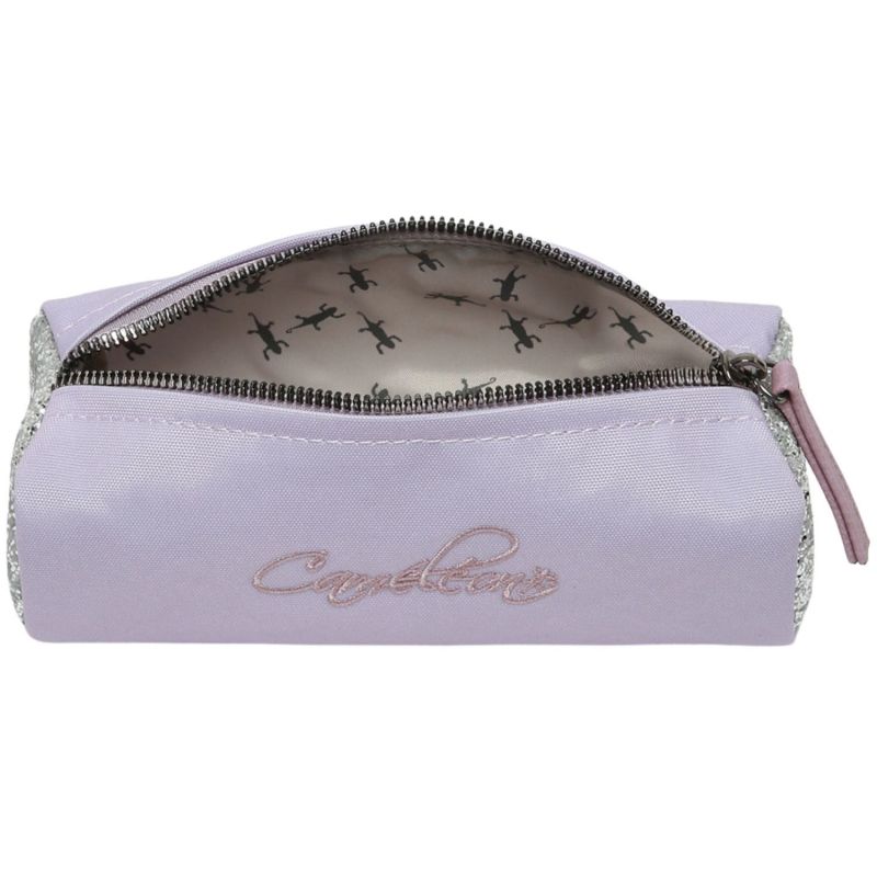 Trousse 1 compartiment Glossy Lila Caméléon Produit ouvert 3