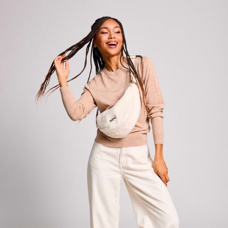Sac banane Andrea Teddy Arctique Hindbag Ambiance 4