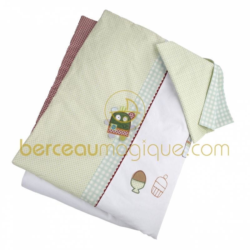 Couverture molletonnée (130 x 110 cm) et taie d'oreiller Gingerbread Mamas and Papas