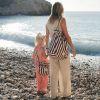 Sac bandoulière enfant Bordeaux Stripe Wildride Ambiance 7