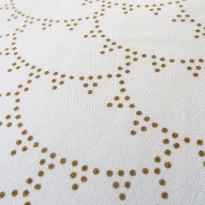 Parure de lit en coton bio Rivoli gold (100 x 140 cm) Maison Charlotte