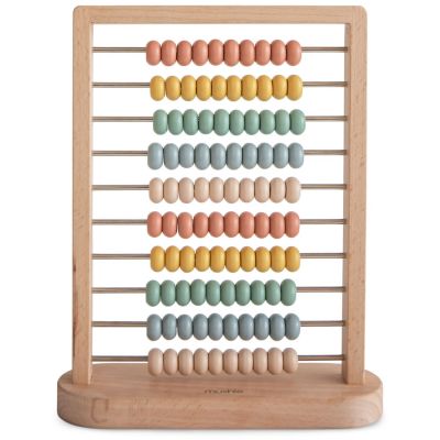 Boulier Abacus en bois Mushie