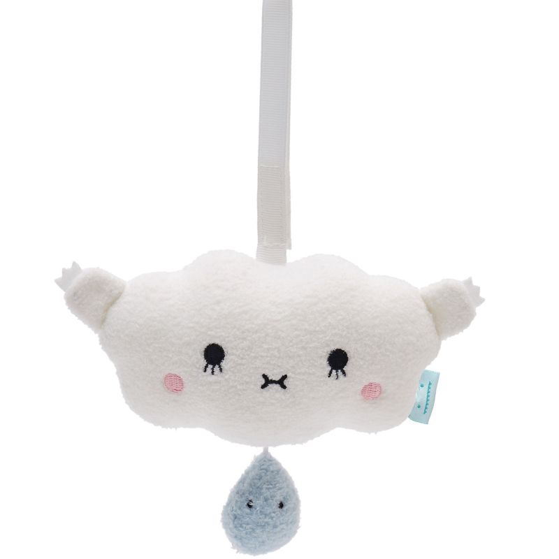 Nuage musical à suspendre Ricehush blanc (17 cm) Noodoll
