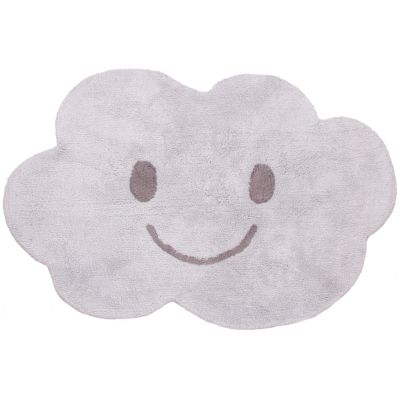 Tapis lavable nuage Nimbus gris (115 x 75 cm)  par Nattiot