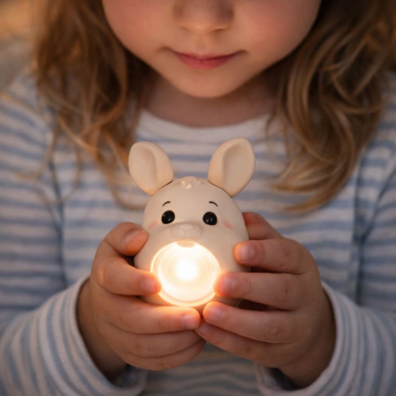 Lampe de poche en silicone Lapin Little L Ambiance 8